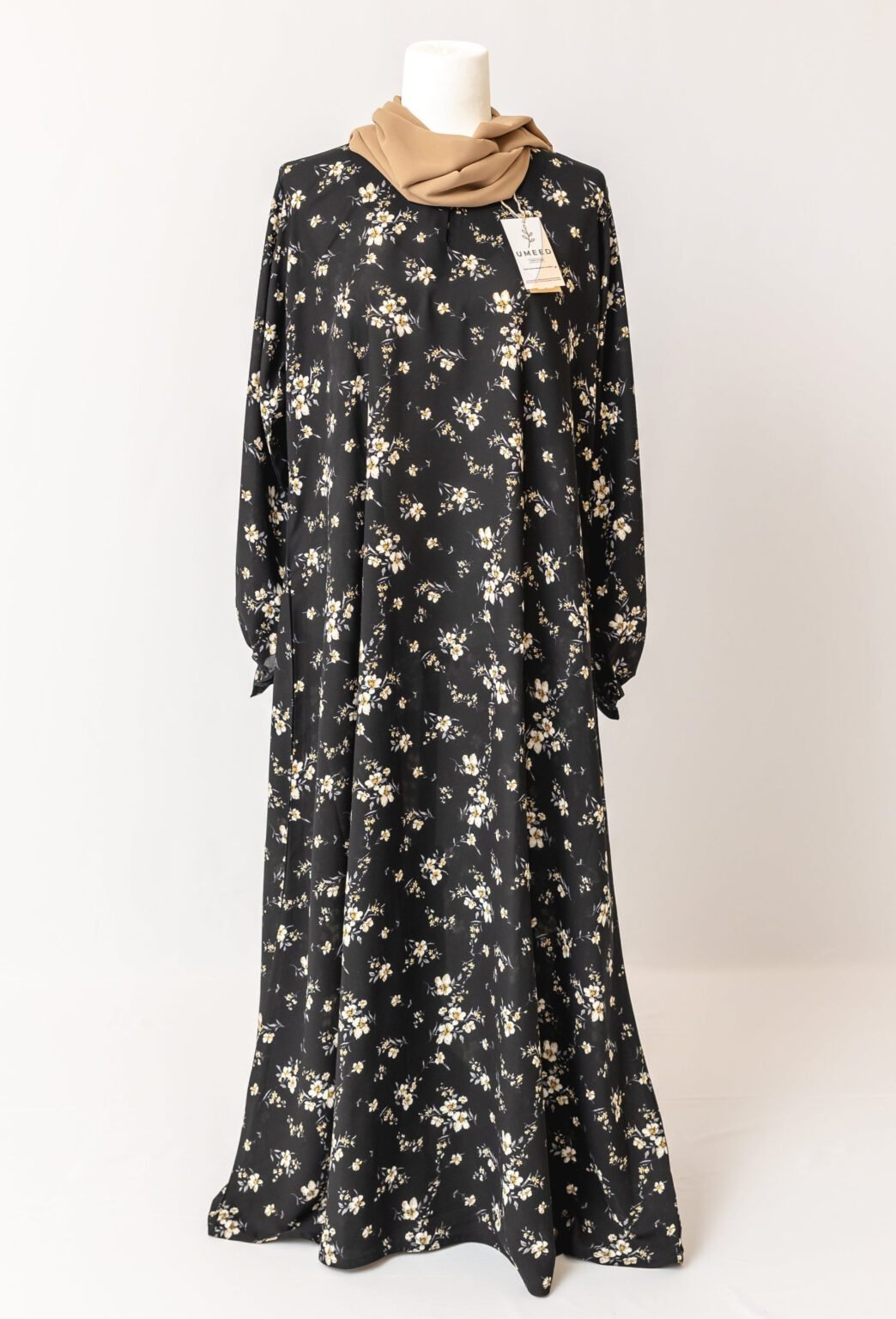 Ivory Meadows Black Dress Set
