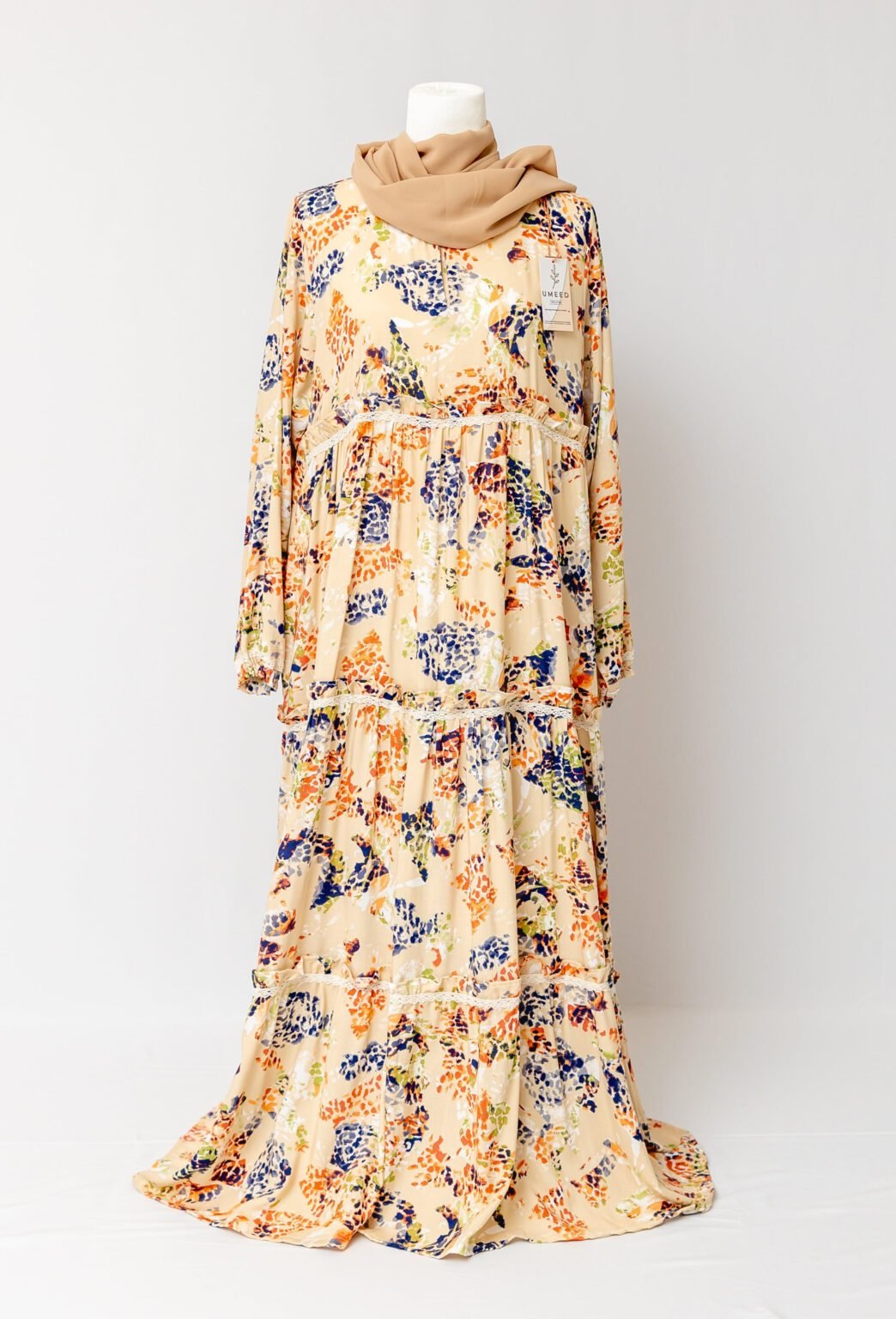 Bohemian 3-Tier Maxi Dress Set
