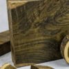 Handcrafted wooden furniture with natural finish from Umeed Designs.