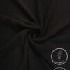Black lightweight, non-slip fabric with a smooth texture for clothing or accessories.